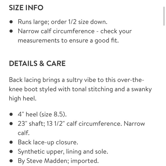 Steve Madden Gorgeous boots - Picture 6 of 6